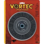 Weiler Wei36004 Vortec Pro Wide Face Wire Wheel Brush, Round Hole, Carbon Steel,. Fixed Price $57.98.