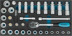 Hazet Socket Set, Font Face="hzantriebssymbole" J /font 10 = Sup 3 /sup / Sub. Fixed Price $457.47.
