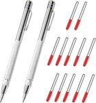 2pcs Tungsten Carbide Tip Scriber With 12 Replacement Tips, Etching Tool. Fixed Price $17.99.