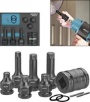 Hazet Power Socket Wrench Inserts 11 Pieces 3/4 Inch 1/2 Multi-tooth Xzn 990s/11. Fixed Price $185.39.
