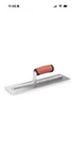 Qlt By Marshalltown Concrete Finishing Trowel, Square Shank Mounting, 14 X 4 Inc. Fixed Price $19.95.
