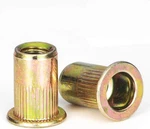 Rivet Nut, Lokman 50 Pieces 5/16-18unc Carbon Steel Flat Head Rivnut Threaded In. Fixed Price $14.38.