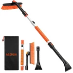 Astroai 47.2" Ice Scraper Snow Brush Extendable Car Windshield Foam Grip 360 Pi. Fixed Price $43.99.