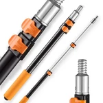 Vevor Telescopic Extension Pole, 2-4 Ft Multi-purpose Ft, Orange. Fixed Price $33.34.