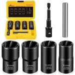 Topec 6pcs Lug Nut Removal Tool, 1/2-inch Drive Wheel Lock Kit, 17,19.... Fixed Price $28.65.