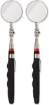 Inspection Mirror Tools - 2-pack, 2 In Round Heads & 24.5 Telescoping Handles. Fixed Price $15.85.