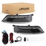 Clear Lens Pair Led Fog Light +wiring+switch Kit For Chevy Impala 2014-2020. Fixed Price $66.95.