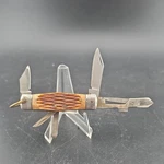 Nico Bone Handle Pocketknife Multi-tool Stainless Steel Screwdriver Opener. Fixed Price $19.99.