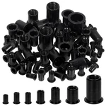 Glarks 100pcs 5/16 -18unc Rivet Nuts Kit Black Zinc Plated Carbon Steel Flat .... Fixed Price $15.99.