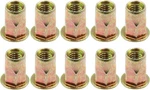 Lby 60pcs Carbon Steel Rivet Nuts, M6 Thread Insert Nutsert M6, Yellow. Fixed Price $12.50.