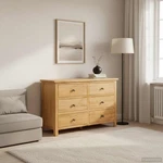 Solid Oak Wood Chest Of Drawers Drawer Side Storage Cabinet Sideboard Vidaxl. Fixed Price $389.99.