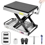 1500 Lbs Motorcycle Jack, Thickened 0.48" Rubber Pad Stand Lift, U.... Fixed Price $185.16.