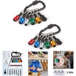 6 Pack 1/4 Inch Hex Shank Aluminum Alloy Screwdriver Bits Holder Quick Change. Fixed Price $39.99.