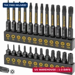 Amartisan Torx Bit Set, 24-piece S2 Steel, 1" & 2.3" Long T5 - T40, Security, Ta. Fixed Price $9.44.