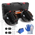 Marsbase 8" Heavy Duty Suction Cups With Pressure Gauge, 2 Pack Tile .... Fixed Price $41.91.
