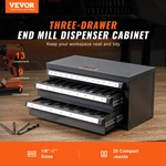Vevor End Mill Dispenser Cabinet, Three-drawer Organizer Cabinet For 1/. Fixed Price $73.81.