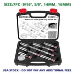 Bilitools 7-piece Magnetic Swivel Spark Plug Socket Set Gap Tool 3/8-inch Drive. Fixed Price $46.99.