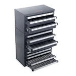 Drill Bit Dispenser Cabinet, 3 Pieces Three-drawer For 1/16" To 1/2" & Letter Si. Fixed Price $248.08.