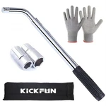 Kickfun Universal Lug Wrench (17mm, 19mm, 21mm & 23mm) Wheel Brace For 20''. Fixed Price $23.90.