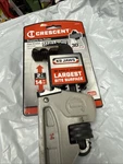 Crescent Pipe Wrench 14-in Individual Hand Tool Aluminum K9 Jaw Long 2". Fixed Price $32.15.