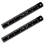 Metal Ruler, 6 Inch Stainless Steel Ruler With Metric Measurement, 2 Black. Fixed Price $13.14.