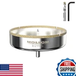 Mollom 5-11/16" Diamond Hole Saw 2pcs Pilot Drill Tile Porcelain Glass Marble. Fixed Price $50.19.