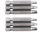 Fixinus 6 Pieces Square Screwdriver Bits, 1/4 Inch Hex Shank S2. Fixed Price $8.97.