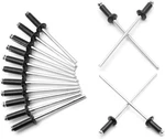 1/8" X 3/8" Black Pop Rivets Assortment 3/8", Black, 100pcs. Fixed Price $8.98.