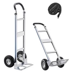 Aluminum Hand Truck Heavy Duty Dolly 500 Lb Portable Trolley With Tie Down Strap. Fixed Price $154.99.