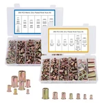 Eilxmag Rivet Nut Tool Kit, 400pcs Sae & Metric Assortment. Fixed Price $33.89.