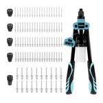 Meiwaltee 13" Rivet Gun, 1/4 Pop Gun With 100 Pcs Rivets, Manual Hand H.... Fixed Price $29.98.