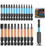 Sopclane 13pcs Impact Torx Bit Set (t7-t40) & 10pcs Hex Head Allen Full Size. Fixed Price $8.49.