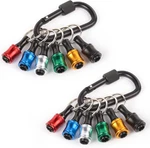 6pcs 1/4 Inch Hex Shank Aluminum Alloy Screwdriver Bits Holder 2 Sets, Light-wei. Fixed Price $26.97.