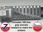 3377 New Do It Finesse Drop-shot Sinker Mold -w/100 #7 Line Grip Swivel-8 Sizes. Fixed Price $65.62.