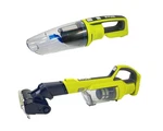 Ryobi 18v Cordless Hand Vac Pcl700b With Wet/dry Pcl702b. Fixed Price $139.99.