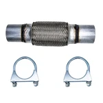 Exhaust Flex Pipe Id 2.25"x6"x10" With 2pcs U-bolt Clamps, Universal Type Sta.... Fixed Price $54.29.