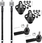 Boxi 6pcs Front Suspension Kit Outer Inner Tie Rod End Lower Ball Joint Fit. Fixed Price $112.94.