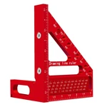Aleric 3d Multi-angle Carpenter Hole Scribing Ruler, Aluminum Alloy Multi Red. Fixed Price $19.38.