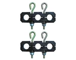 Road Superior Truck Parts Pair Of 3 Hole Hose Clamps. Fixed Price $17.95.