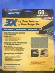 Norton 02622 9-inch X 11-inch 60 Grit 3x High Performance Sheets, 3 Sheets. Fixed Price $9.99.