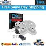 Trq Performance Drilled Slotted Rotor & Ceramic Brake Pad Front Rear Kit. Fixed Price $230.91.
