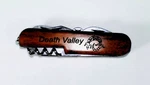 Multi-tool Pocket Knife Stainless Steel Wood Handle Death Valley Engraved. Fixed Price $8.99.