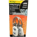Large D-ring Hangers - 2 Pack Ready Screw 121013 Hillman A. Fixed Price $9.86.