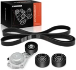 A-premium Engine Serpentine Belt Drive Kit W/tensioner & Idler Compatible Wit.... Fixed Price $96.50.