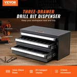 Vevor Drill Bit Dispenser Cabinet, Three-drawer Organizer Cabinet For. Fixed Price $64.11.