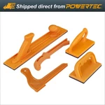 Powertec Safety Push Block And Stick Set With Ergonomic Handles 5 Pack (71009). Fixed Price $21.49.