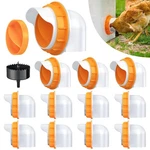 Dstana Chicken Feeder No Waste 12 Ports, Automatic Poultry With Cov.... Fixed Price $52.87.