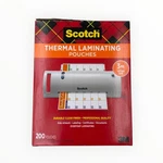 200 Pouches Scotch Letter Size Thermal Laminating 3mil 8.9" X 11.4". Fixed Price $24.29.