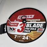 Diablo D0724r3 Circular Saw Framing Blade 3 Pro Pack New. Fixed Price $18.99.