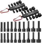 Power Nut Driver Set 20 Pcs, Metric & Sae, 1/4" Hex Shank, Impact. Fixed Price $10.11.